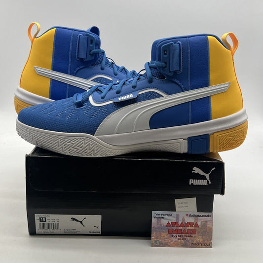 Size 15 - PUMA Legacy March Madness - Palace Blue Ultra Yellow (194048-03)