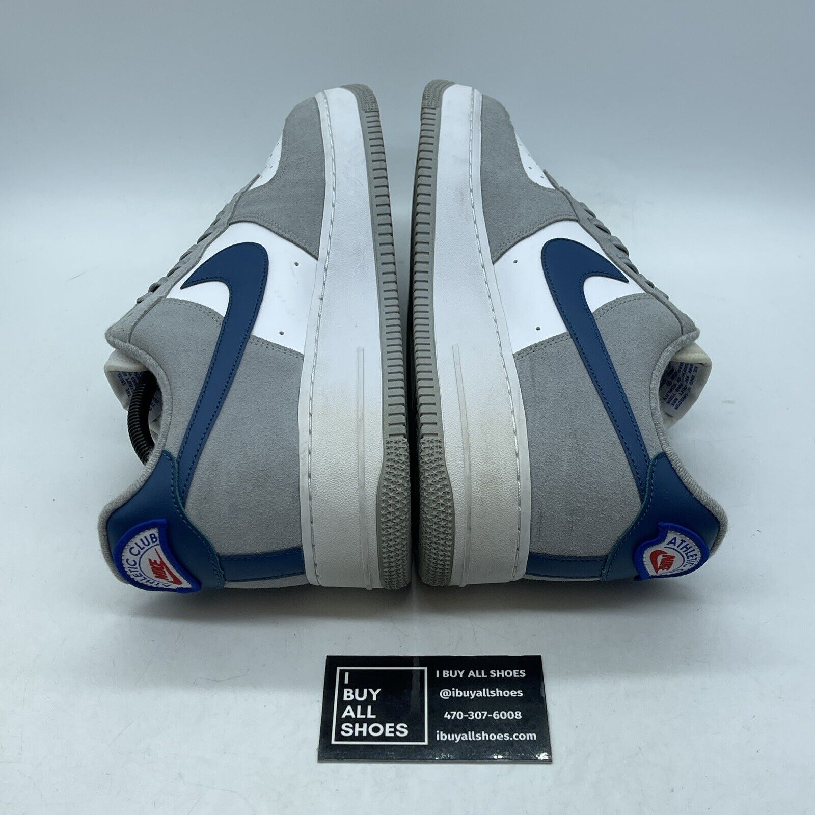 Size 11 - Nike Air Force 1 '07 LV8 Athletic Club White Blue (DH7568-001)