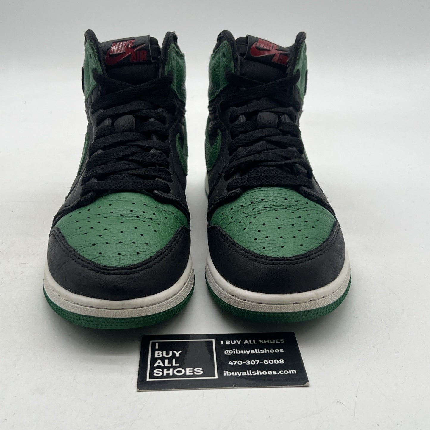 Size 7Y - Air Jordan 1 Retro OG High Pine Green 2.0 (555088-030)