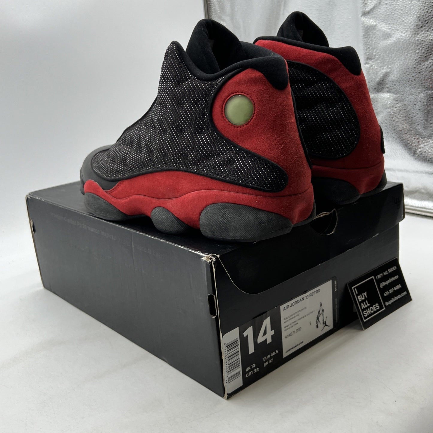 Size 14 - Air Jordan 13 Retro 2013 Bred (414571-010)