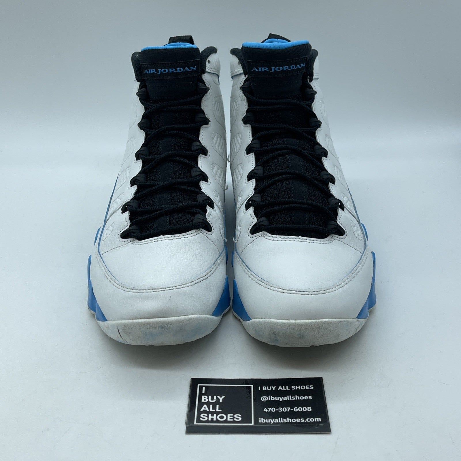 Size 11.5 - Air Jordan 9 Retro 2024 Powder Blue White Leather ( FQ8992-101)