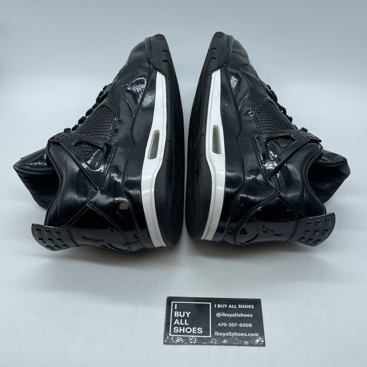 Size 11.5 - Air Jordan 4 Retro 11Lab4 - Black White Leather (719864-010)