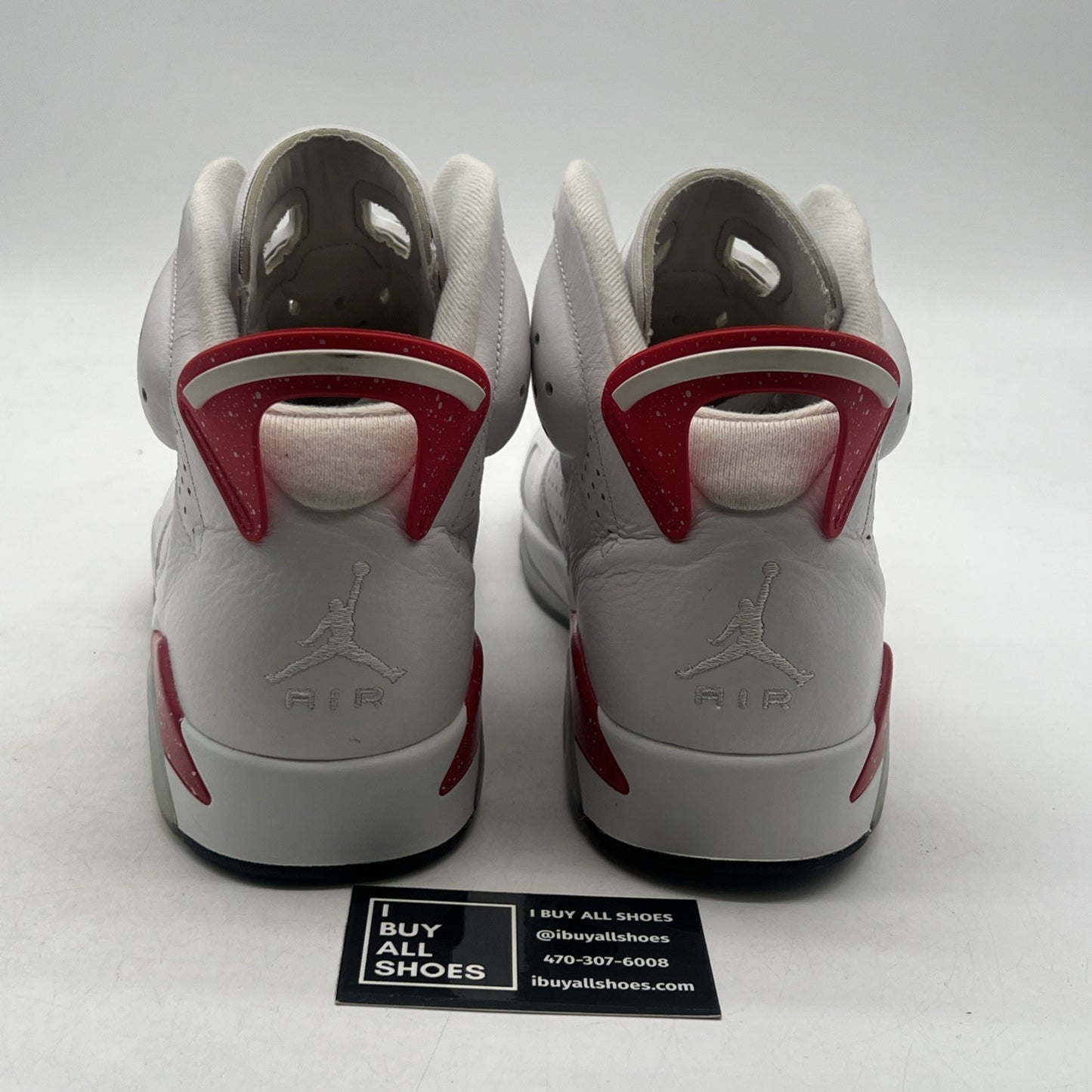 Size 12.5 - Air Jordan 6 White and University Red 2022 (CT8529-162)