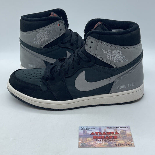 Size 9.5 - Air Jordan 1 Element GORE-TEX High Black Particle Grey (DB2889-001)