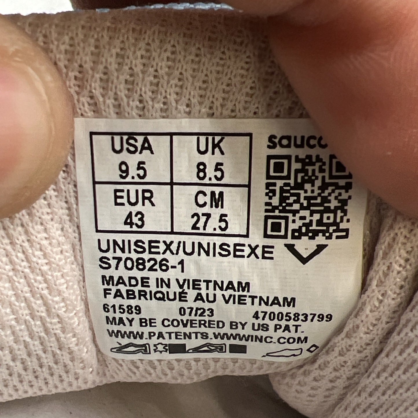 Size 9.5 - Jae Tips x Saucony Grid Shadow 2 What's the Occasion - Wear To A Date