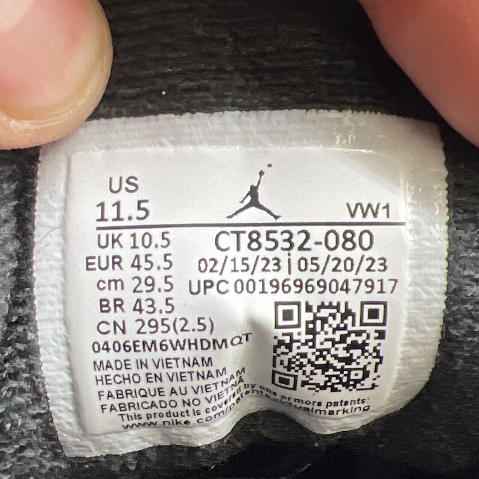 Size 11.5 - Jordan 3 Retro 2023 Mid Fear Orange Suede White Grey (CT8532-080)