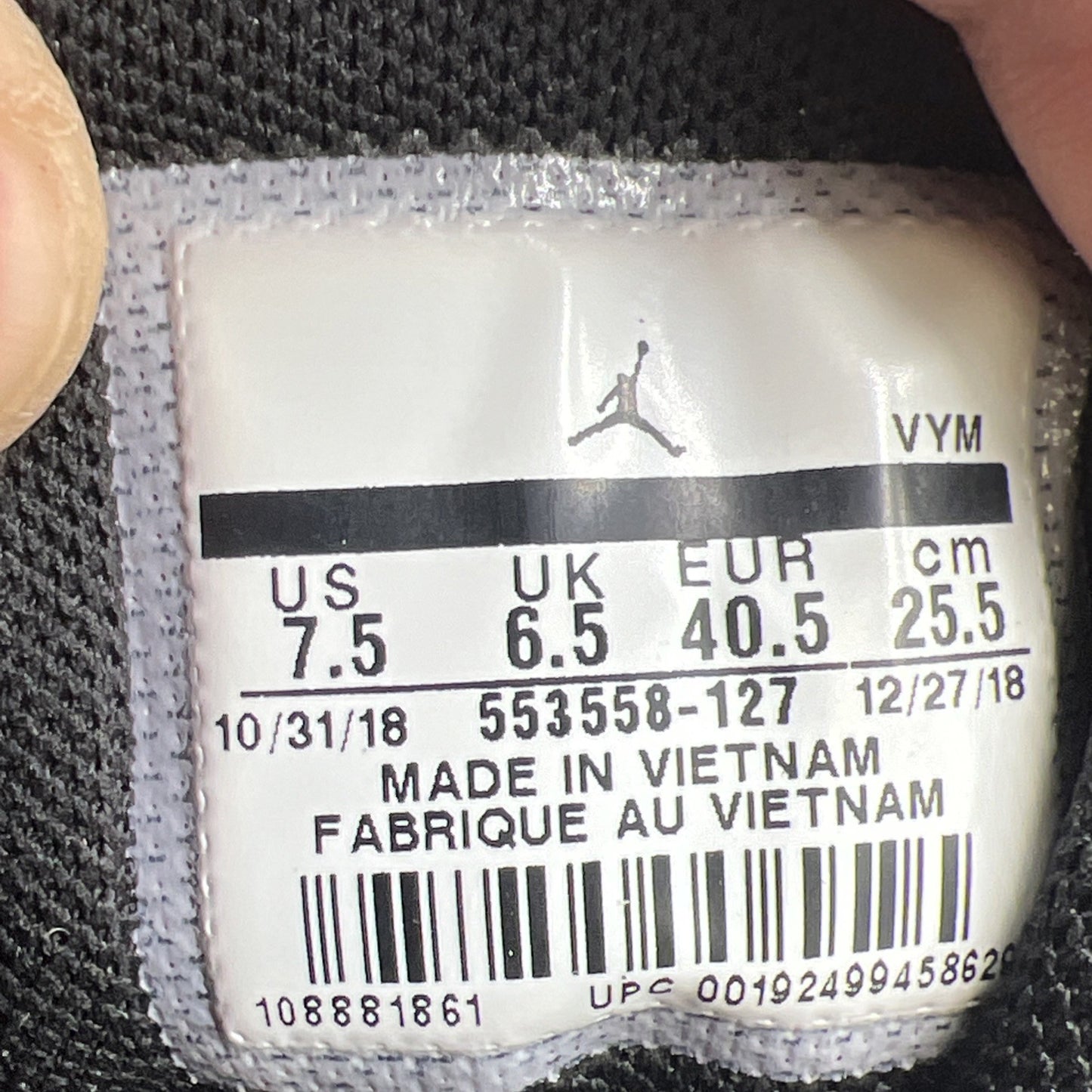 Size 7.5 - Air Jordan 1 Low University Gold (553558-127)