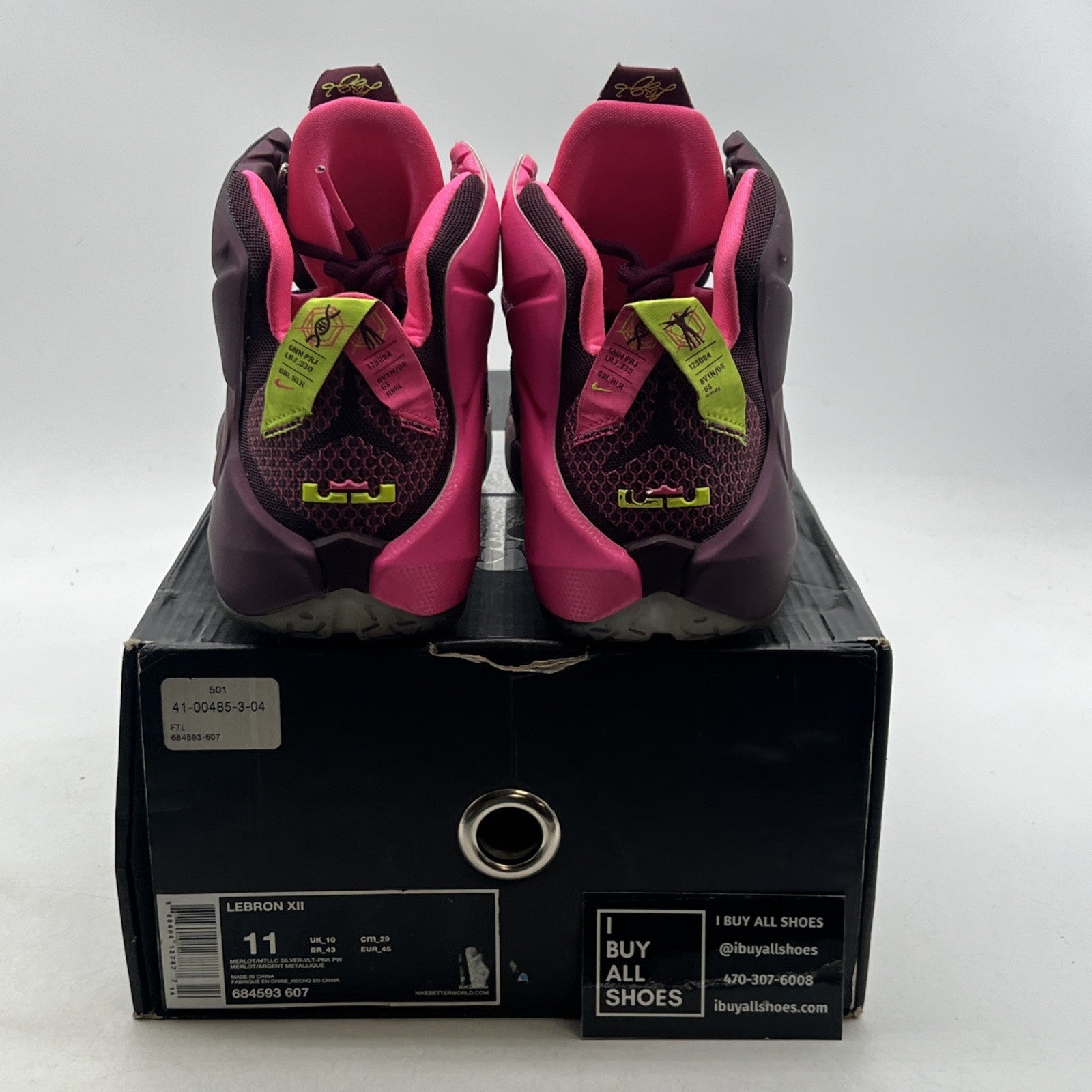 Size 11 - Nike LeBron 12 Double Helix (684593-607)