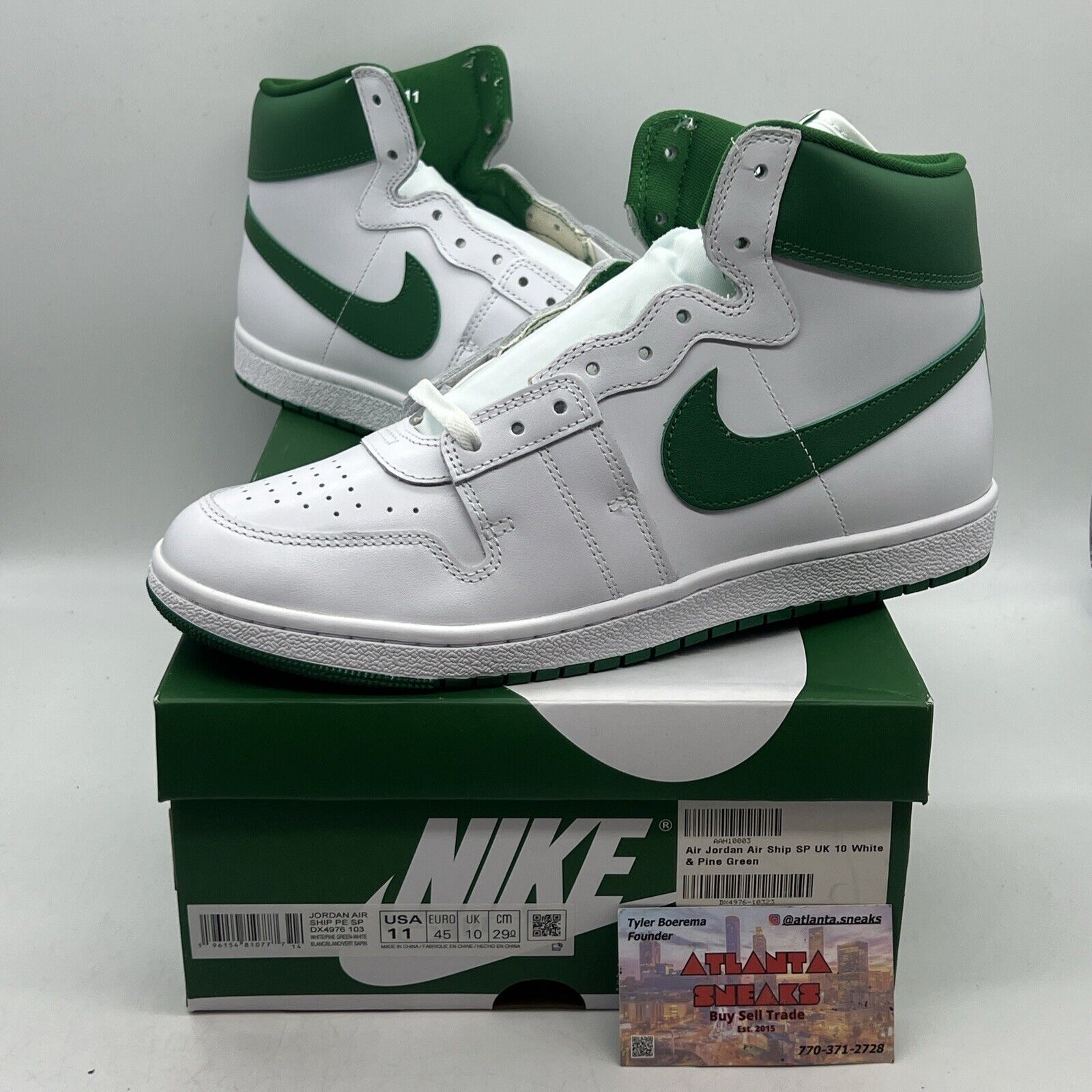 Size 11 - Nike Air Ship Pine Green 2023 Brand New Og All