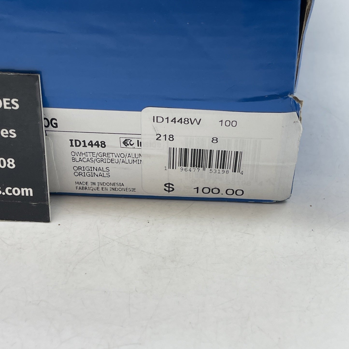 Size 7 - Adidas Samba OG Athletic Sneakers Off White Gray (ID1448)