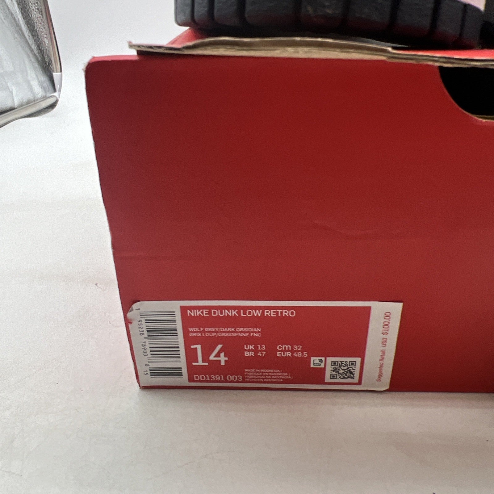 Size 14 - Nike Dunk Low Georgetown (DD1391-003)