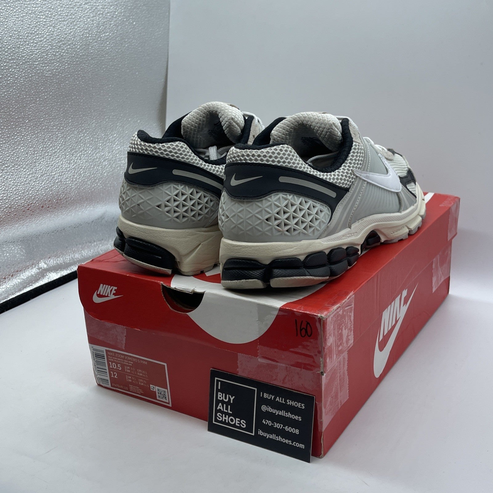 Size 10.5 - Nike Air Zoom Vomero 5 Supersonic Grey Suede Leather (FN7649-110)
