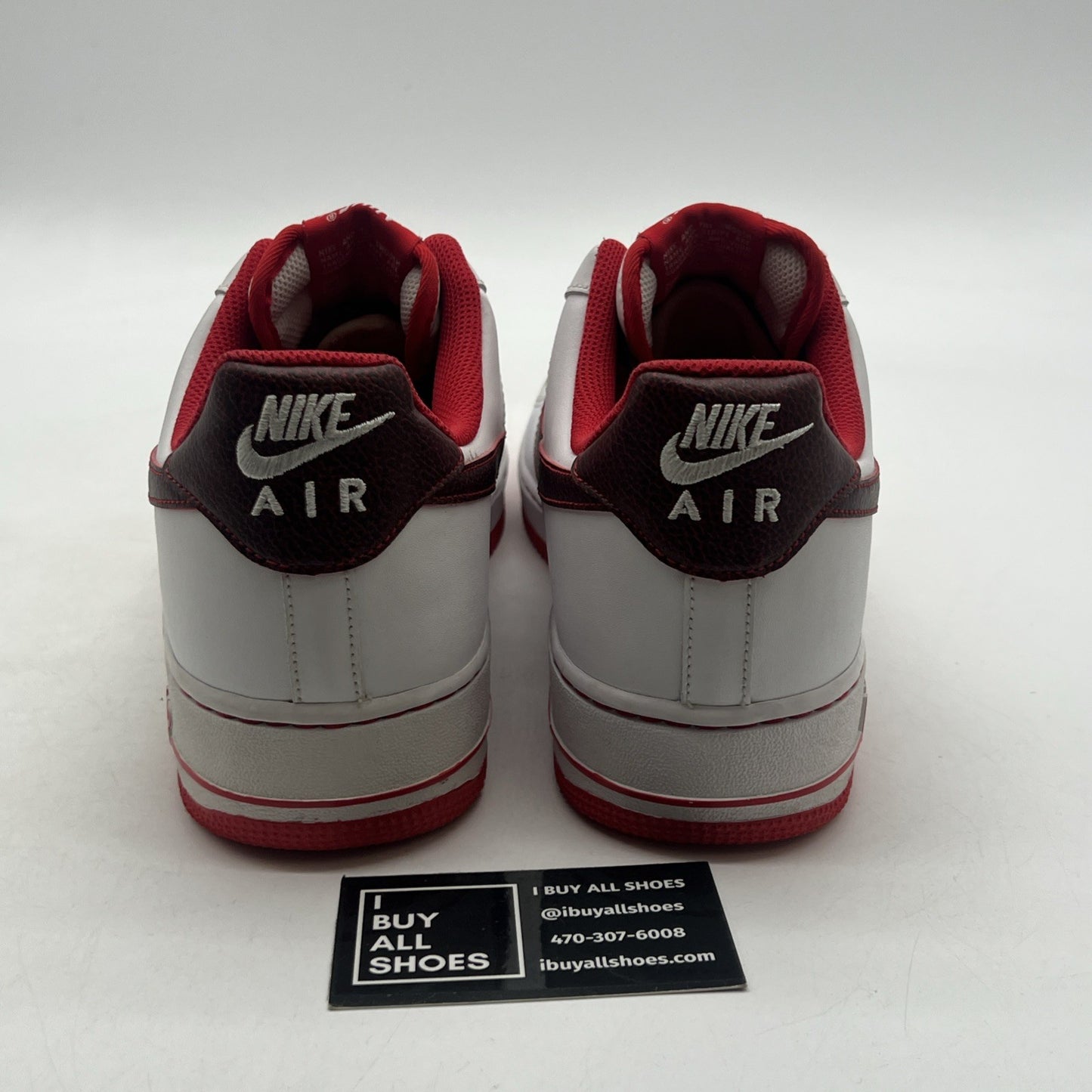 Size 12 - Nike Air Force 1 Low White (488298-139)