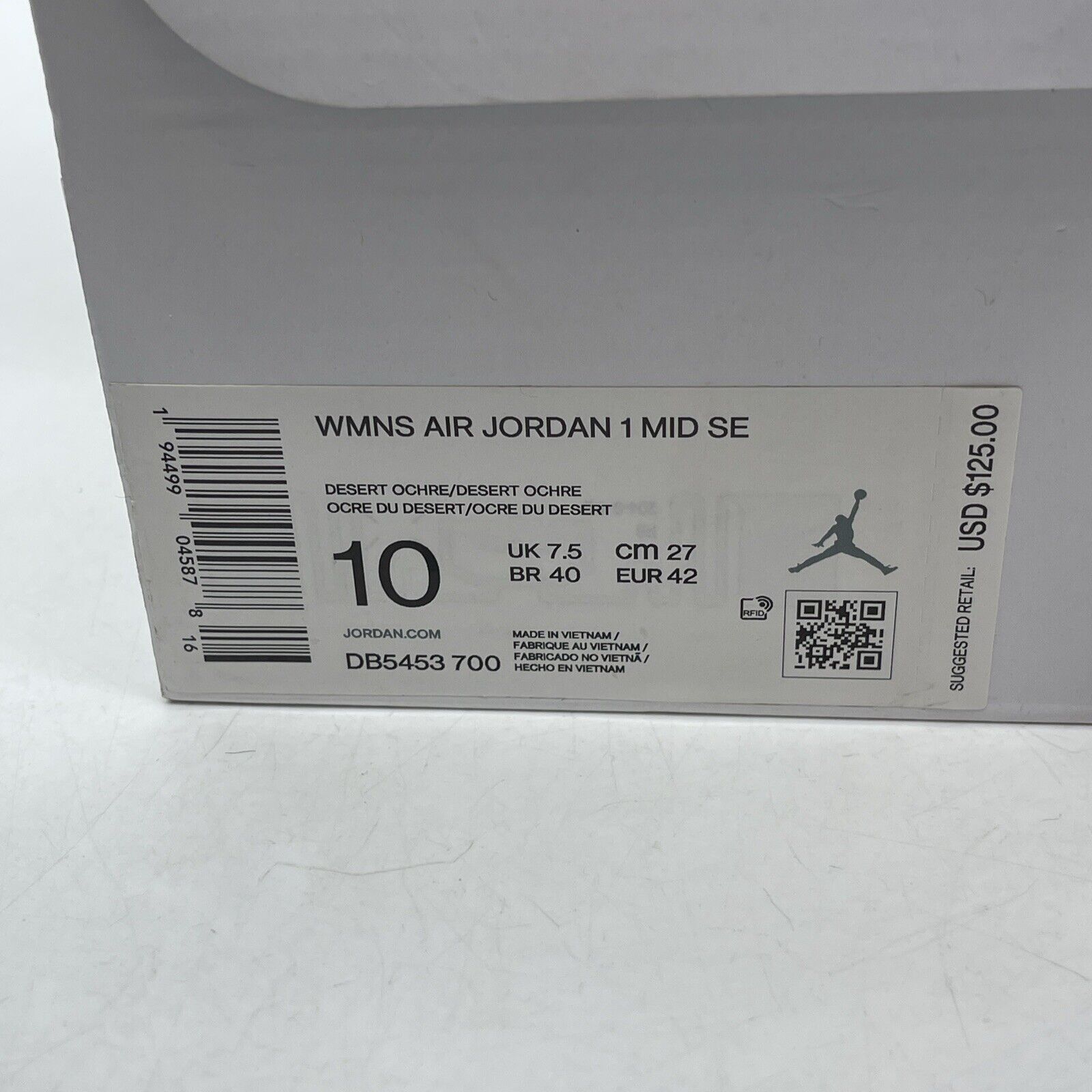 Size 10W- Air Jordan 1 SE Mid Desert Ochre Black Brown Suede (DB5453-700)