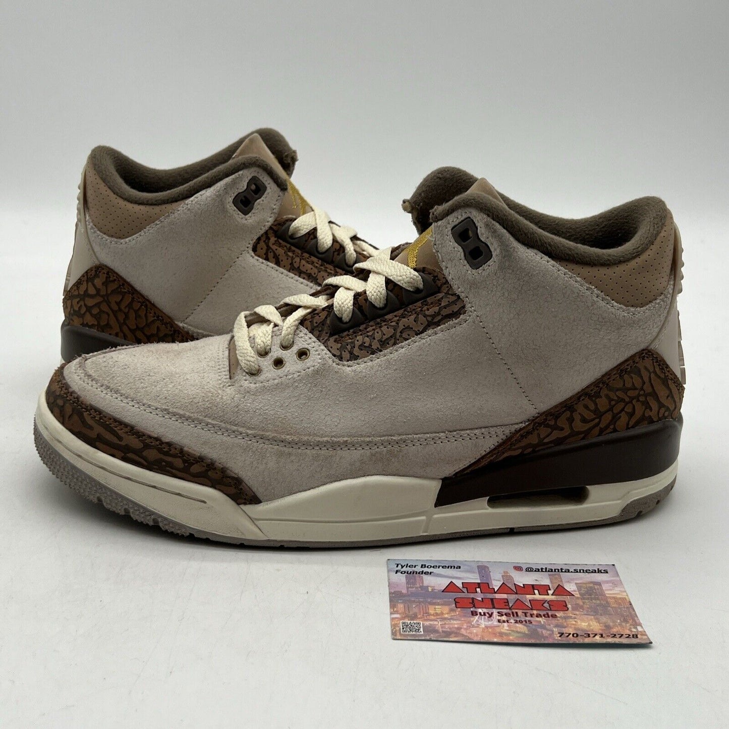 Size 8 - Jordan 3 Retro Low Palomino Brown White Cream (CT8532-102)