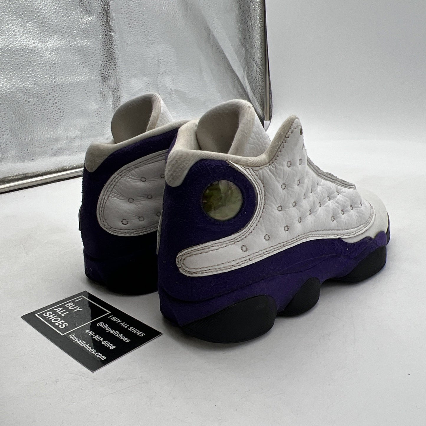 Size 4Y - Air Jordan 13 Retro Mid Lakers (884129-105)