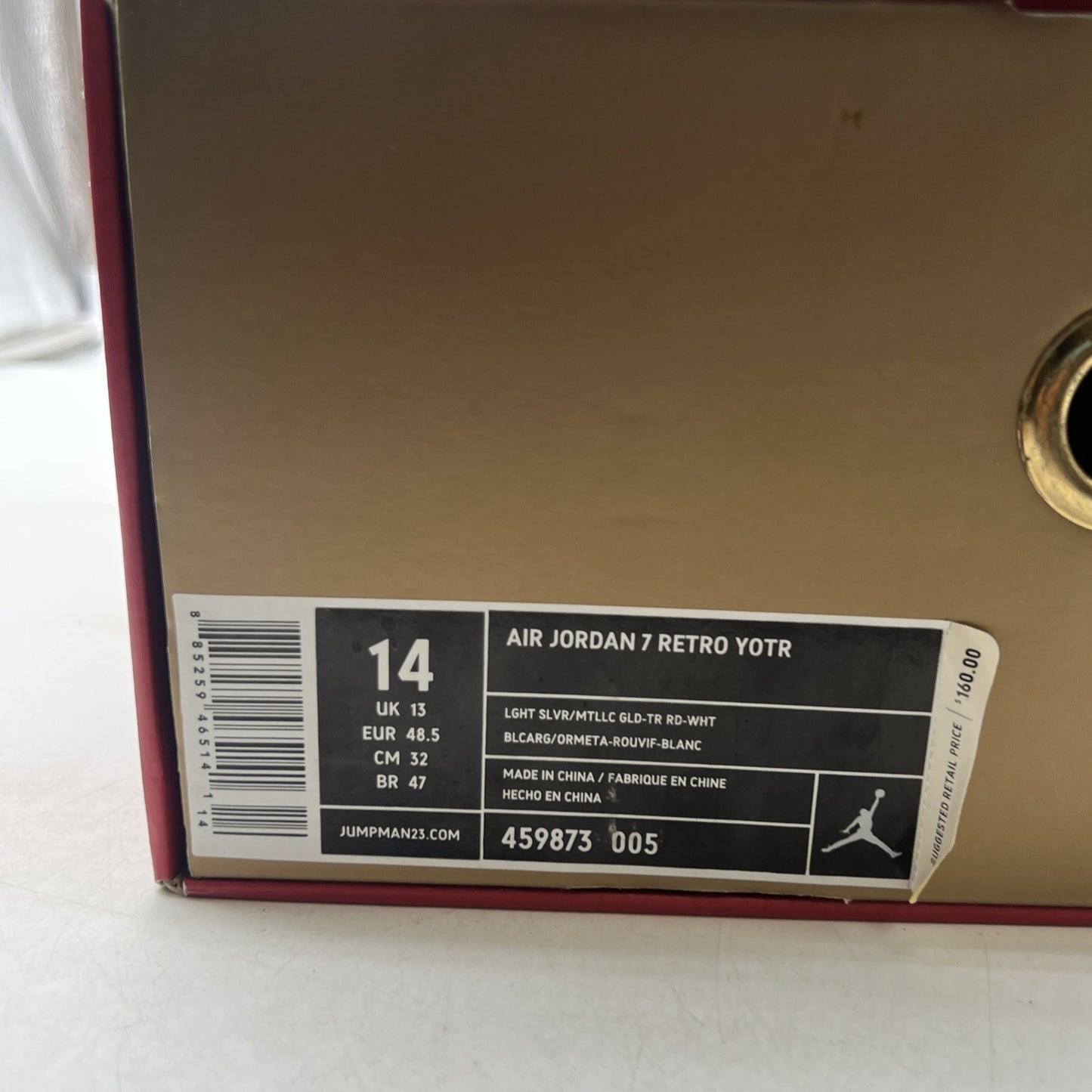 Size 14 - Air Jordan 7 Retro Year Of The Rabbit (459873-005)