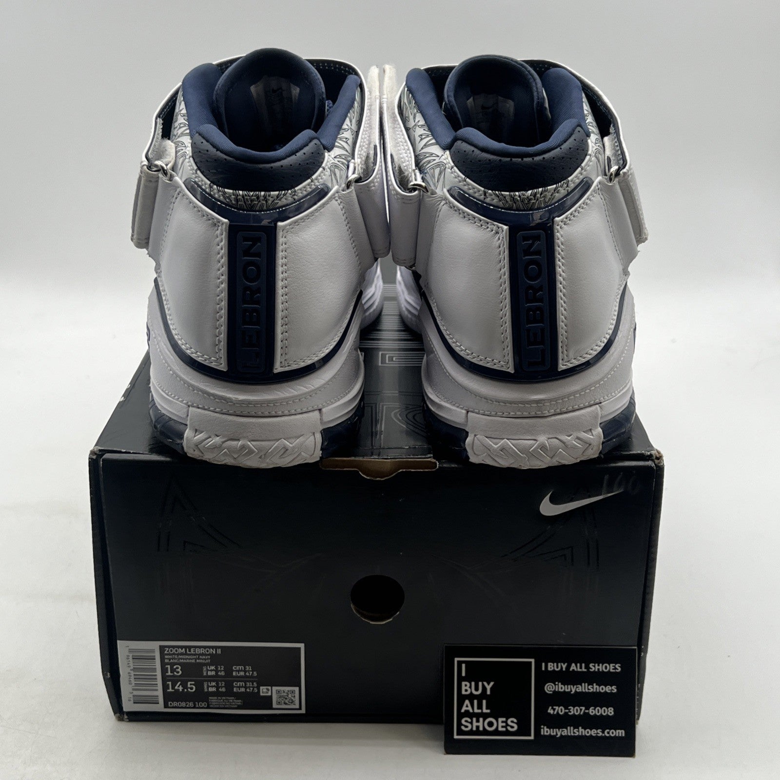 Size 13 - Nike Zoom LeBron 2 Retro 2022 USA (DR0826-100)