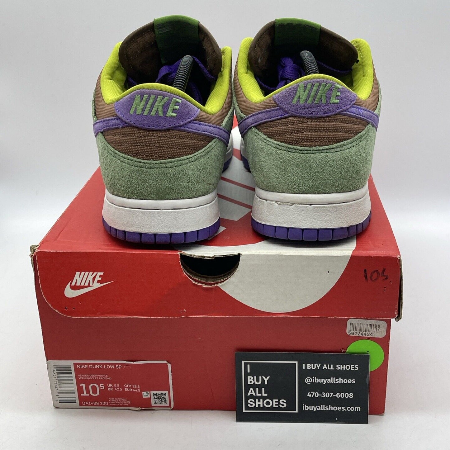 Size 10.5 - Nike Dunk SP Retro 2020 Low Veneer Brown Suede (DA1469-200)