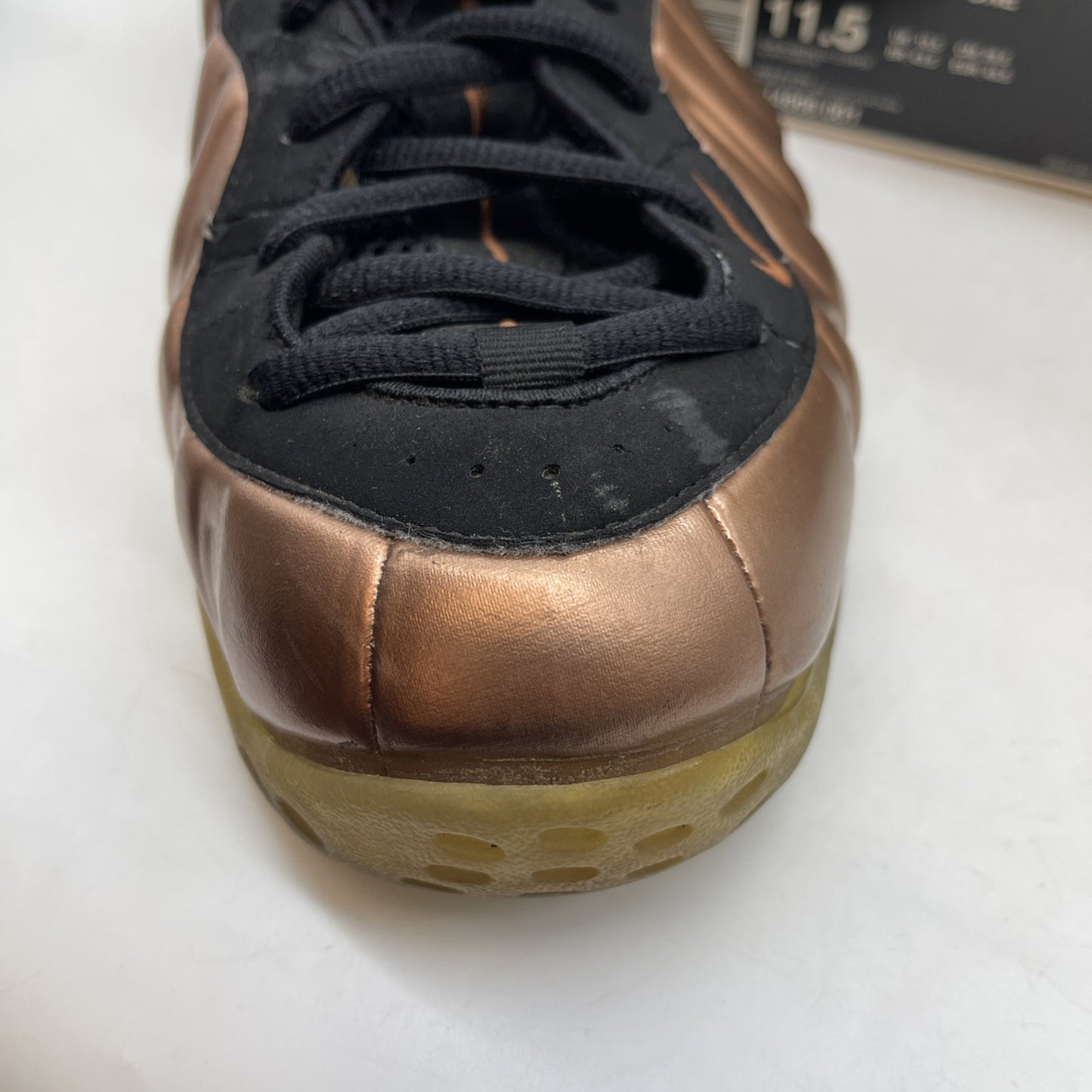 Size 11.5 - Nike Air Foamposite One Dirty Copper Suede (314996-081)