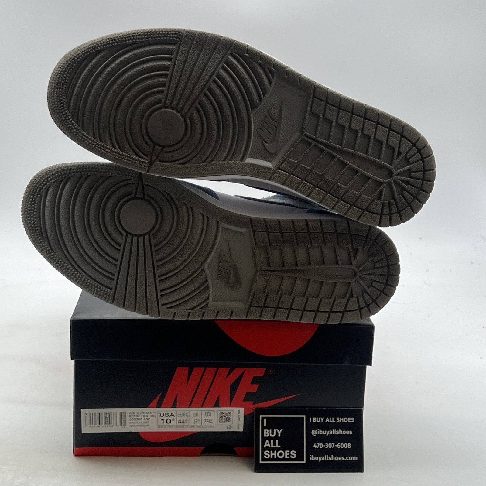 Size 10.5 - Air Jordan 1 Retro OG High Hyper Royal (555088-402)