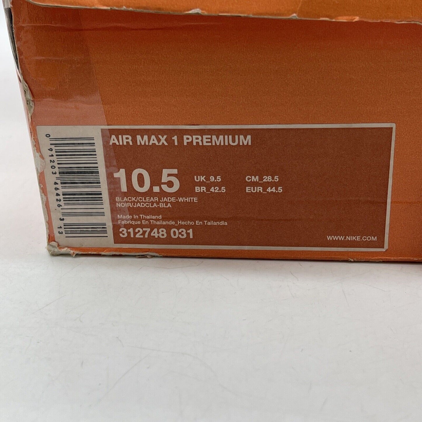 Size 10.5 - Nike Atmos x Air Max 1 Premium Elephant Suede Leather (312748-031)