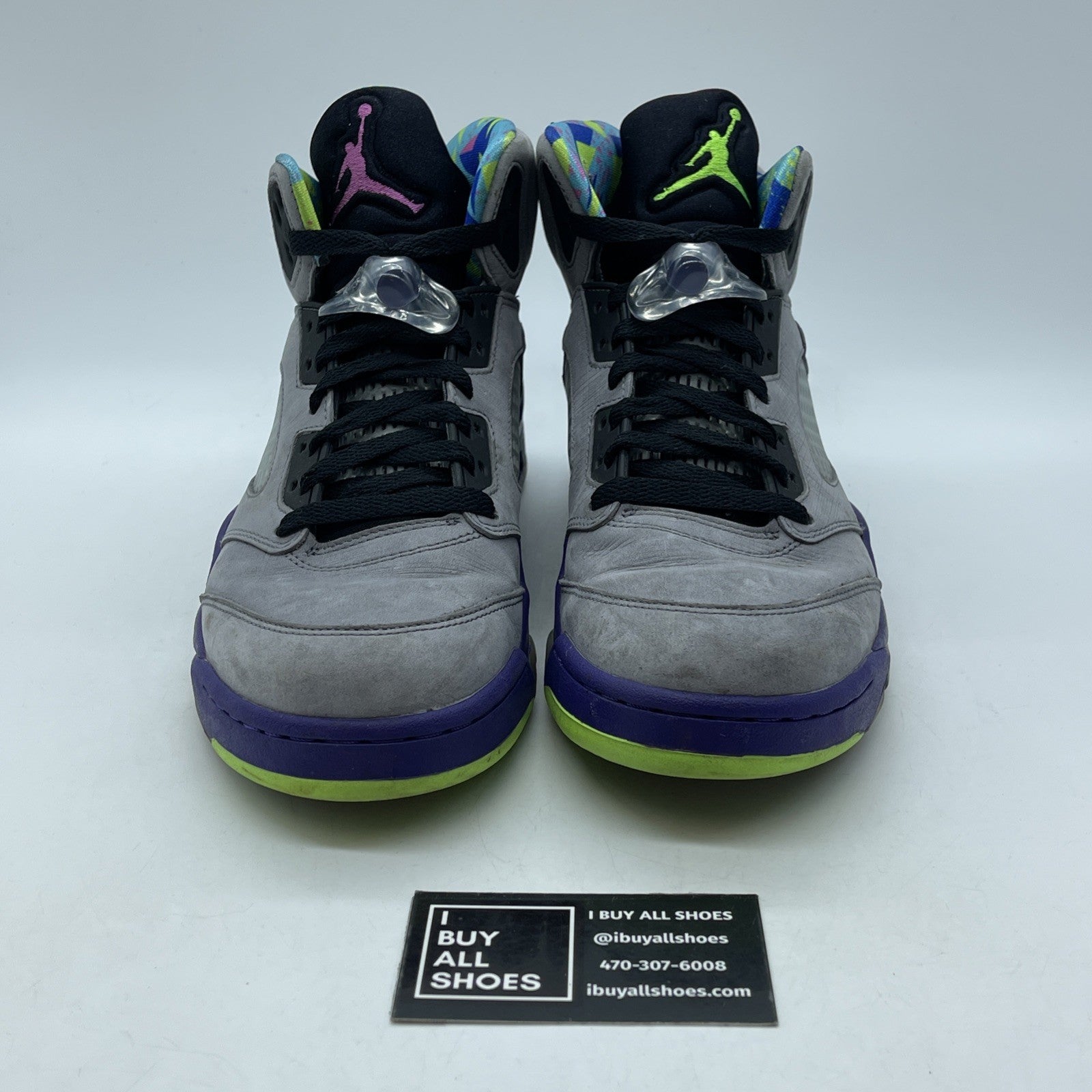 Size 9 - Air Jordan 5 Retro Bel Air Grey Purple Suede (621958-090)