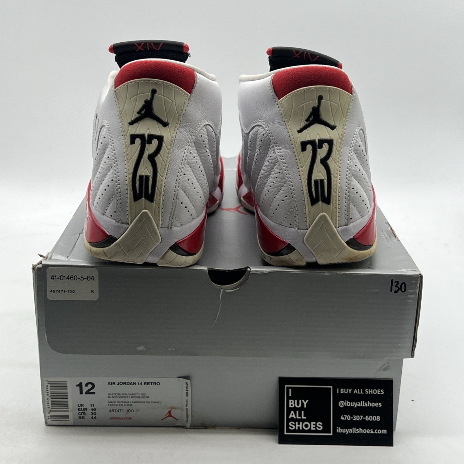 Size 12 - Air Jordan 14 Retro 2019 Candy Cane (487471-100)