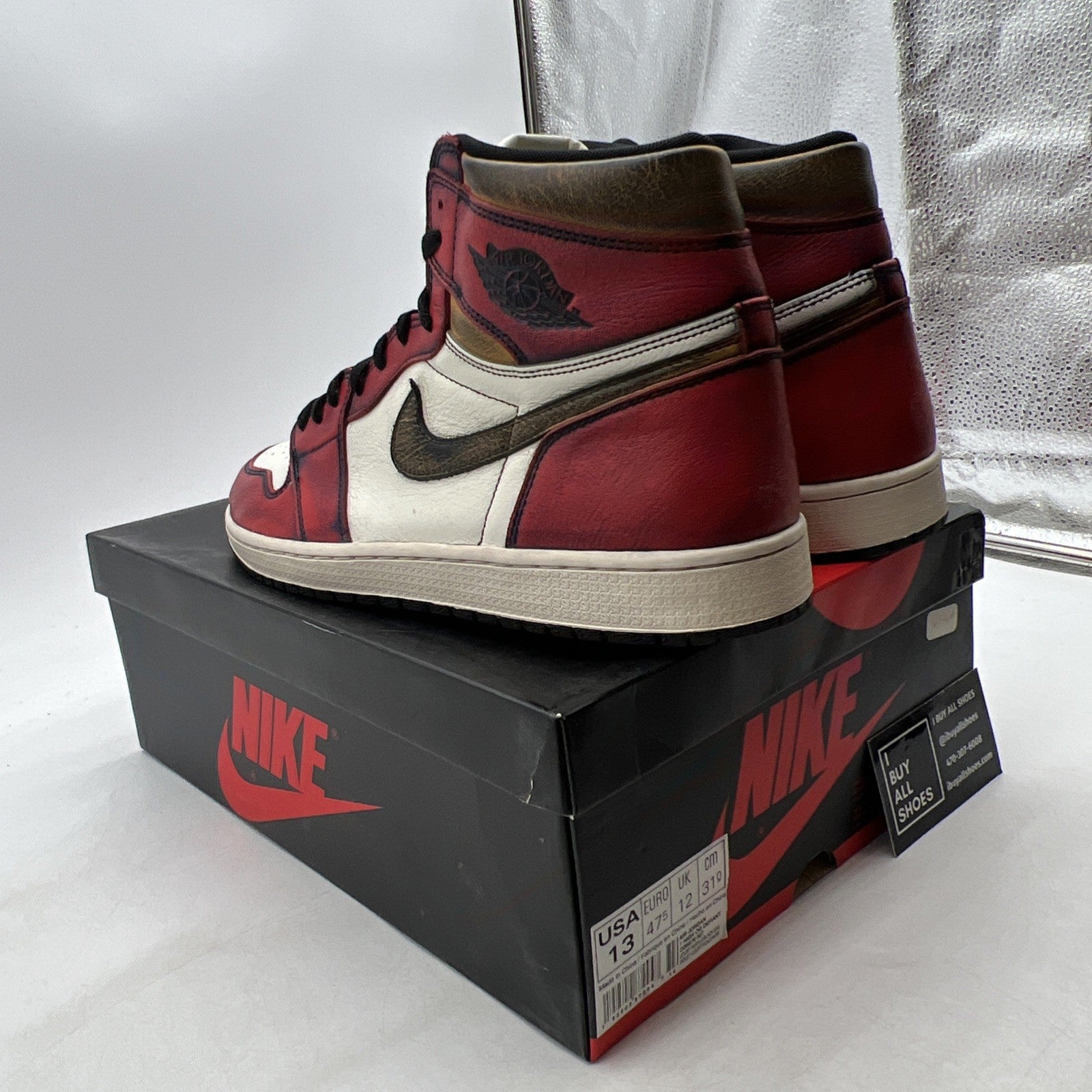 Size 13 - Air Jordan 1 Retro High SB LA To Chicago 2019 (CD6578-507)