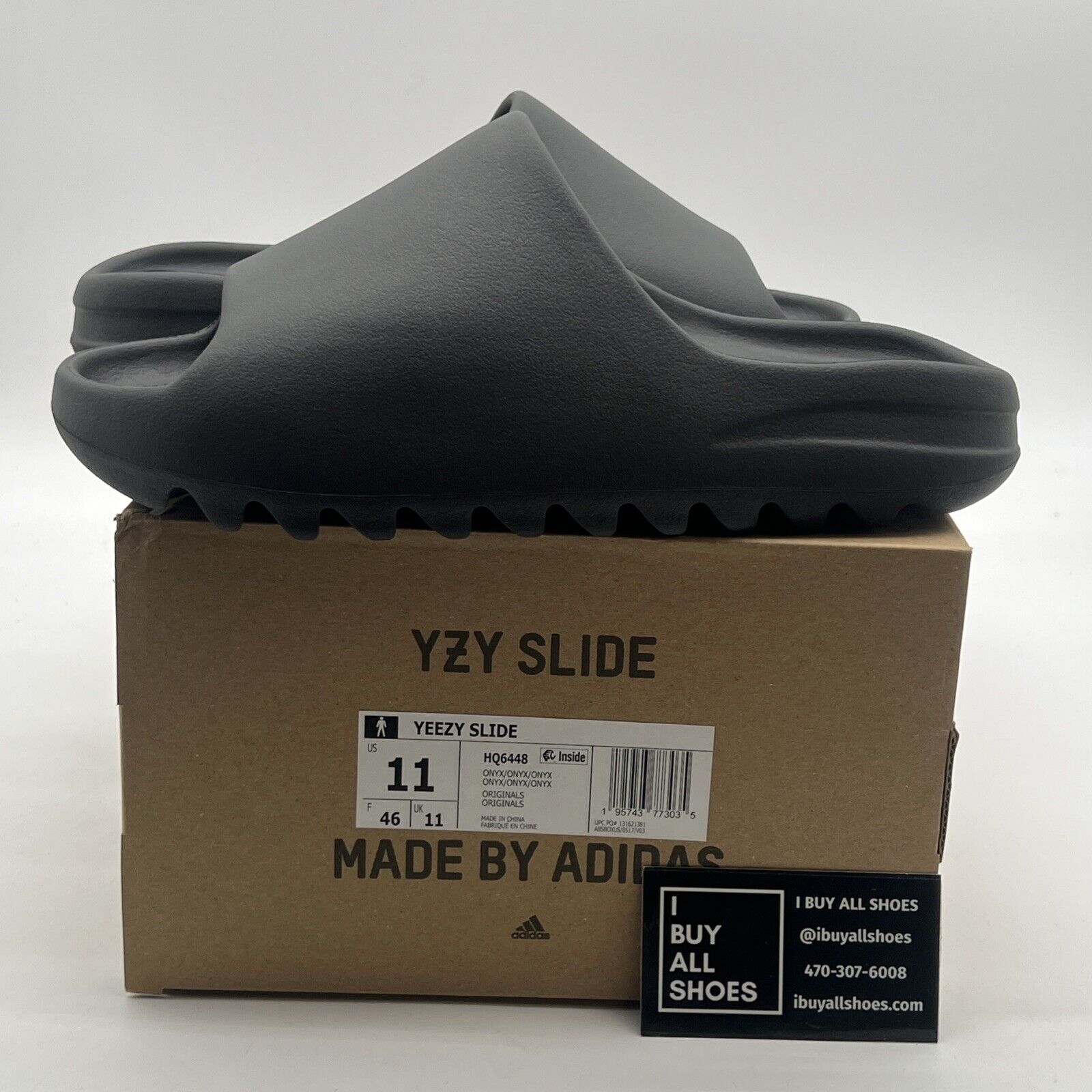 Size 11 - Adidas Yeezy Slide Onyx (HQ6448)