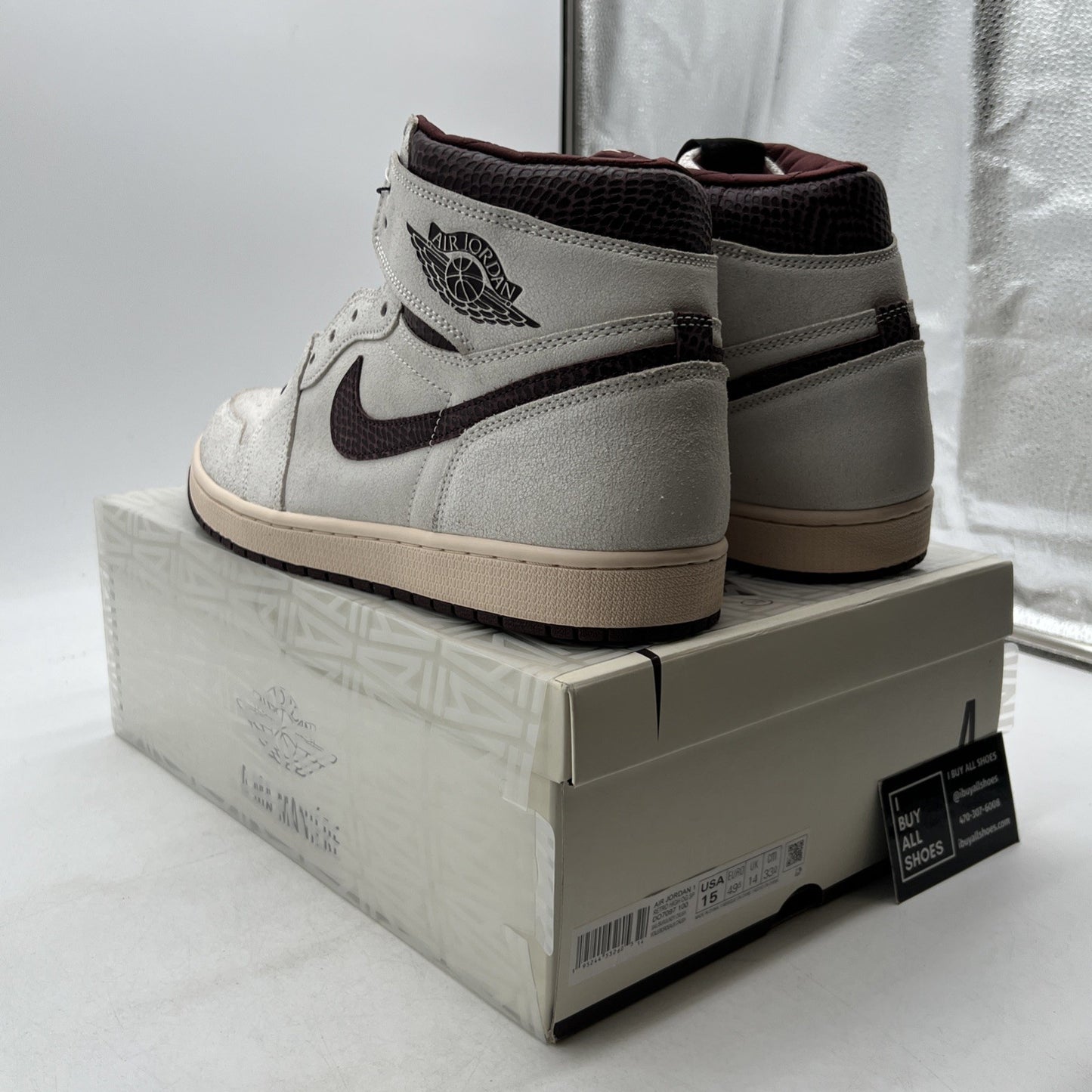 Size 15 - Air Jordan 1 OG x A Ma Maniere High Airness (DO7097-100)