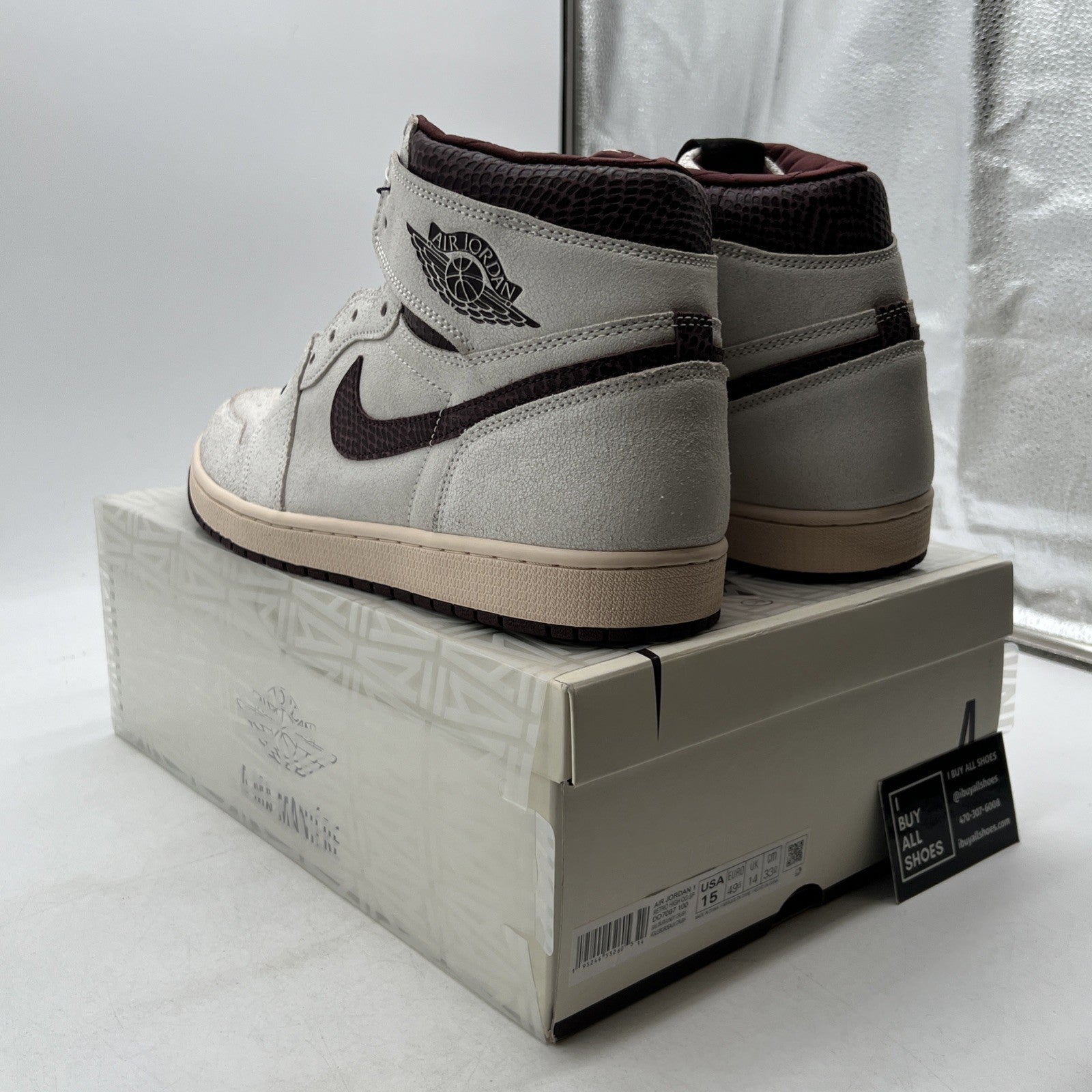 Size 15 - Air Jordan 1 OG x A Ma Maniere High Airness (DO7097-100)