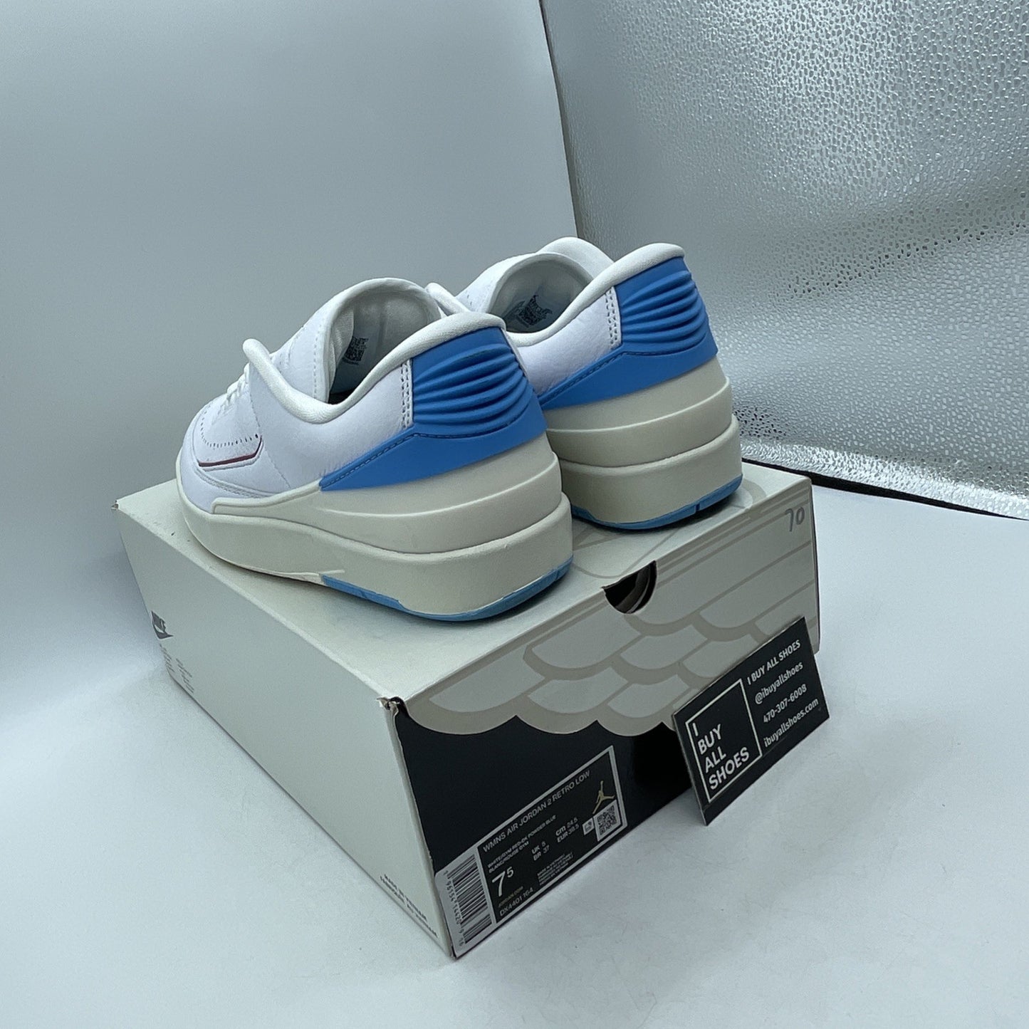 Size 7.5W - Air Jordan 2 Retro Low NC to Chi (DX4401-164)
