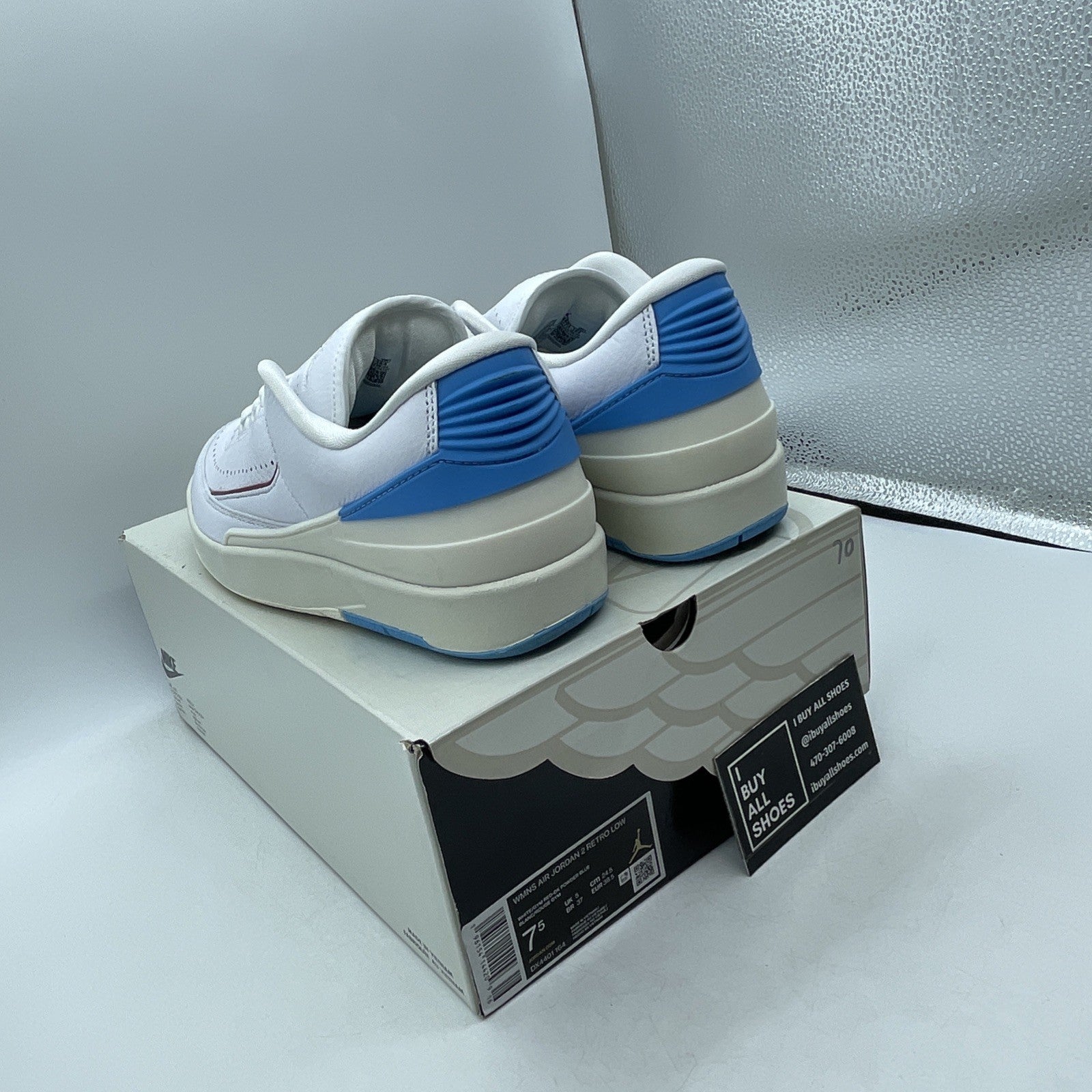 Size 7.5W - Air Jordan 2 Retro Low NC to Chi (DX4401-164)