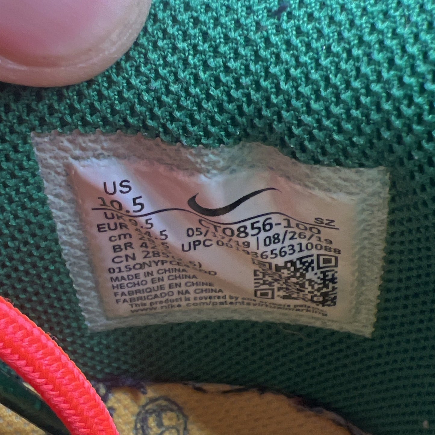 Size 10.5 - Nike Dunk Low x OFF-WHITE Pine Green 2019 (CT0856-100)