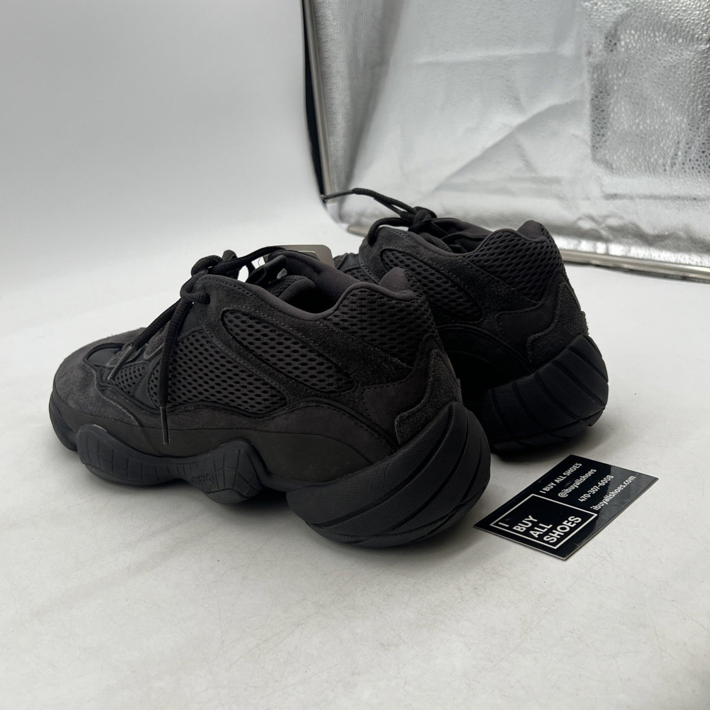 Size 13 - adidas Yeezy 500 Low Utility Black (F36640)
