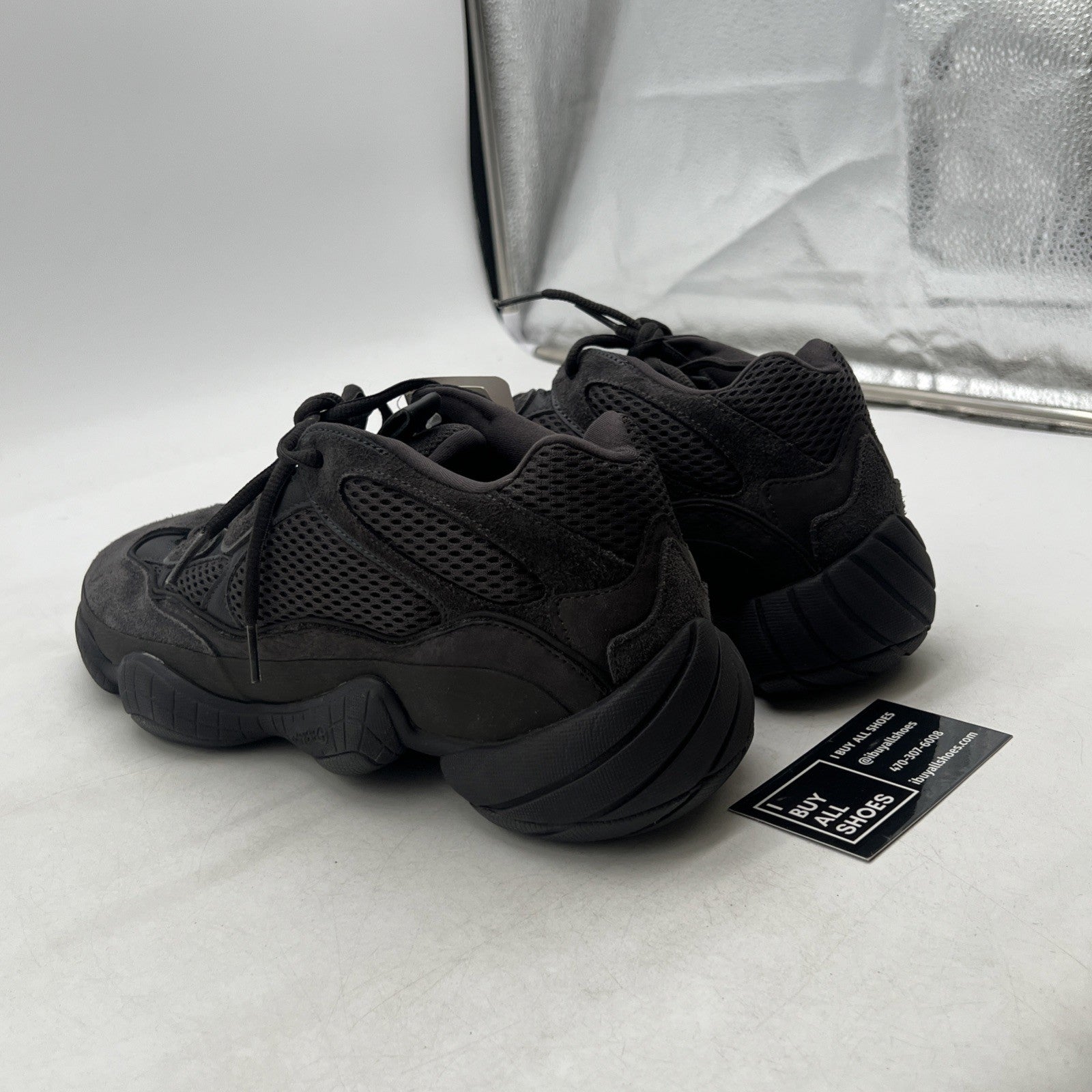 Size 13 - adidas Yeezy 500 Low Utility Black (F36640)