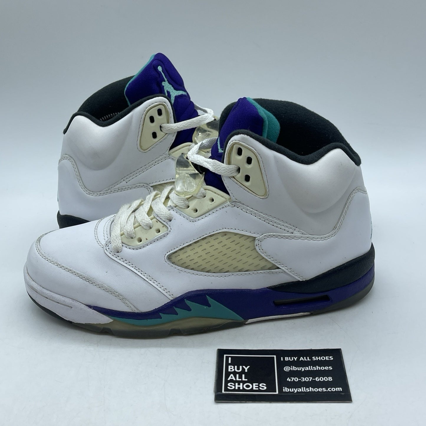 Size 8.5 - Air Jordan 5 Retro Grape 2013 (136027-108)
