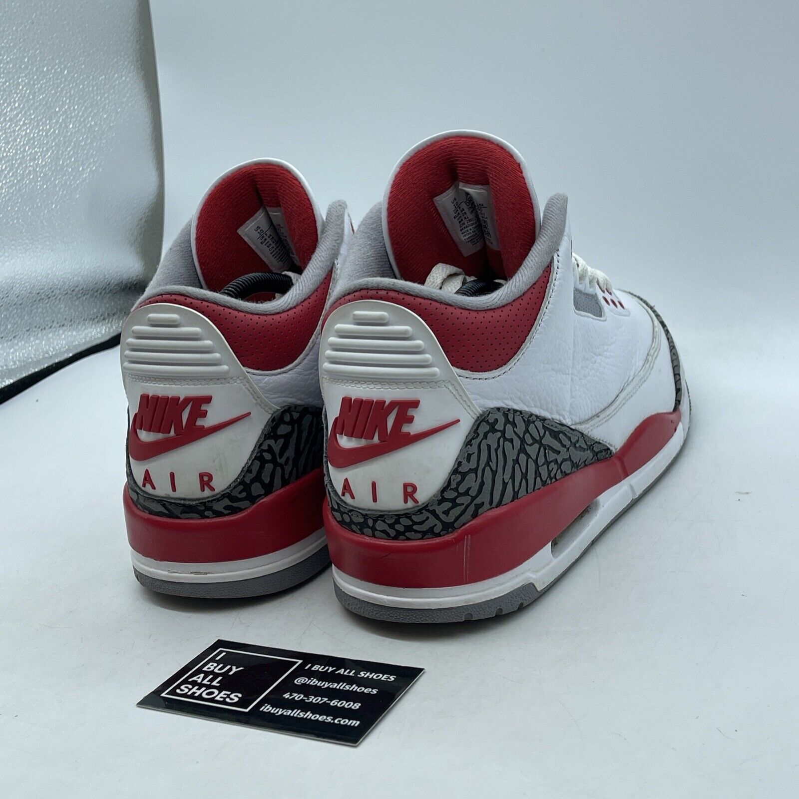 Size 10 - Jordan 3 Retro Mid Fire Red White Grey Suede Leather (DN3707-160)