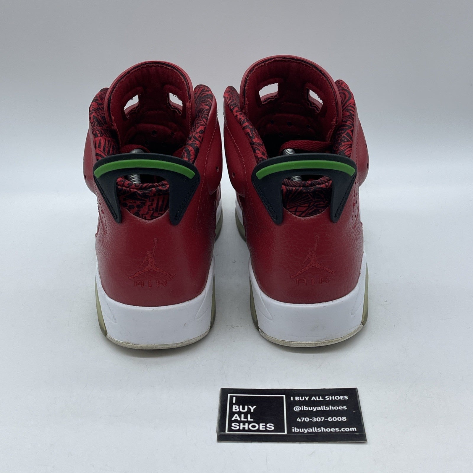 Size 9.5 - Air Jordan 6 Spizike History of Jordan Red Leather (694091-625)