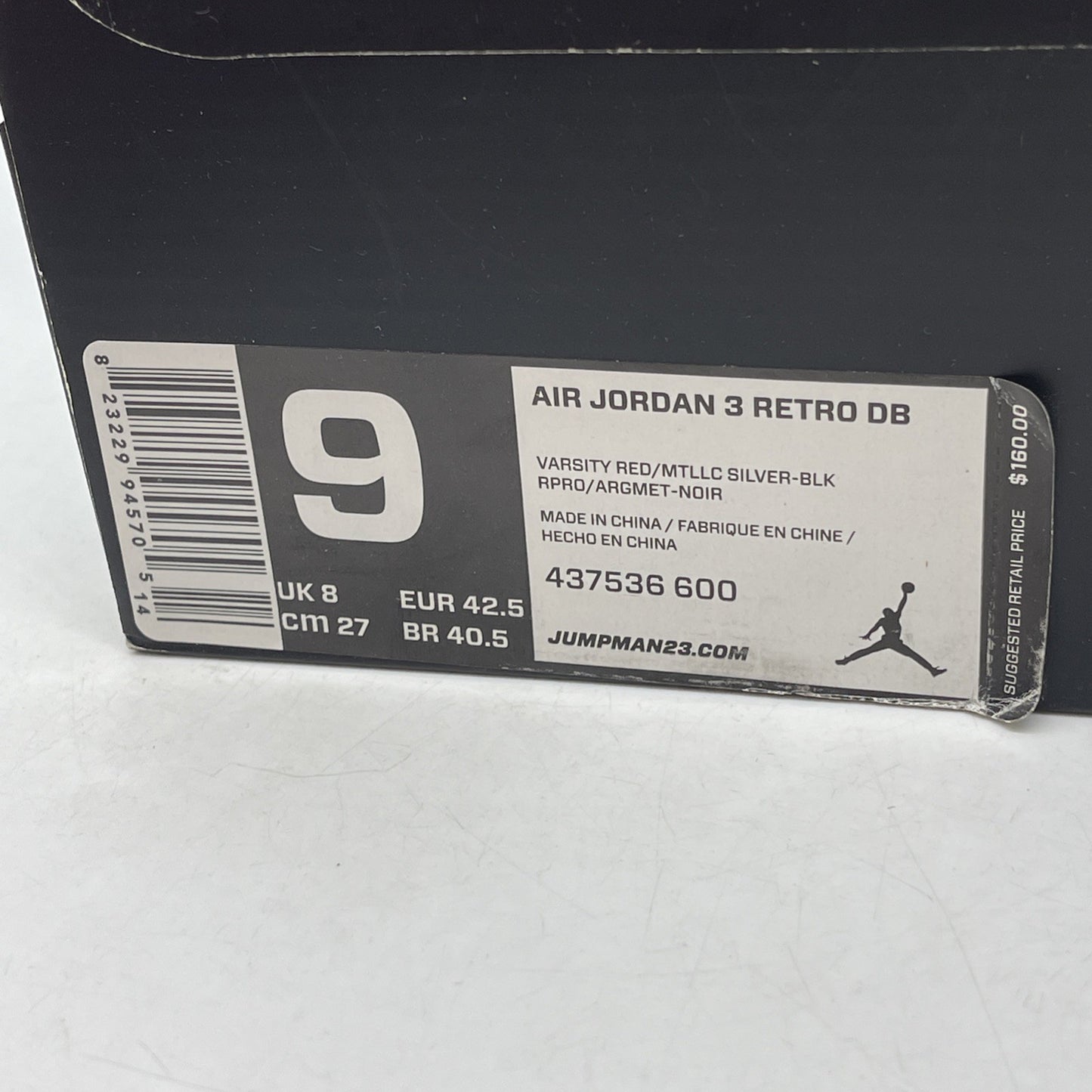 Size 9 - Air Jordan 3 Retro 2013 Doernbecher (437536-600)