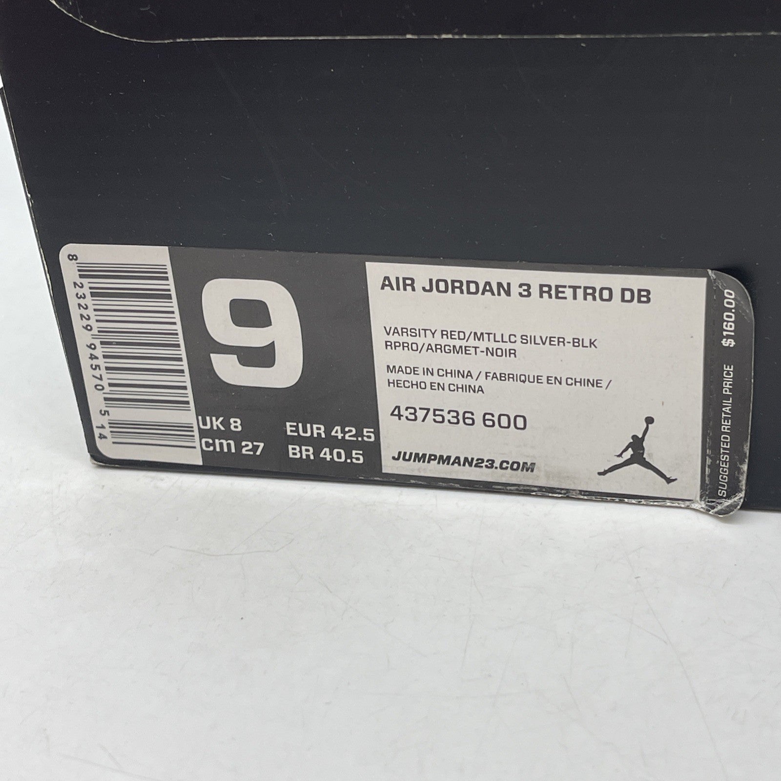 Size 9 - Air Jordan 3 Retro 2013 Doernbecher (437536-600)