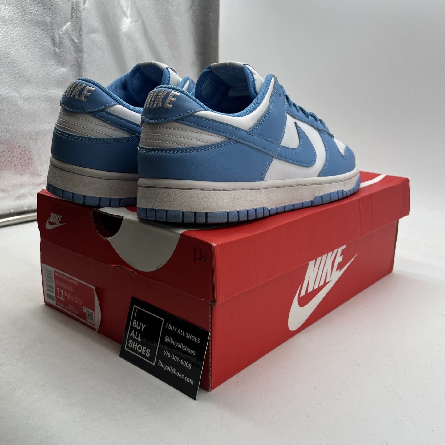 Size 11.5 - Nike Dunk Low University Blue (DD1391-102)