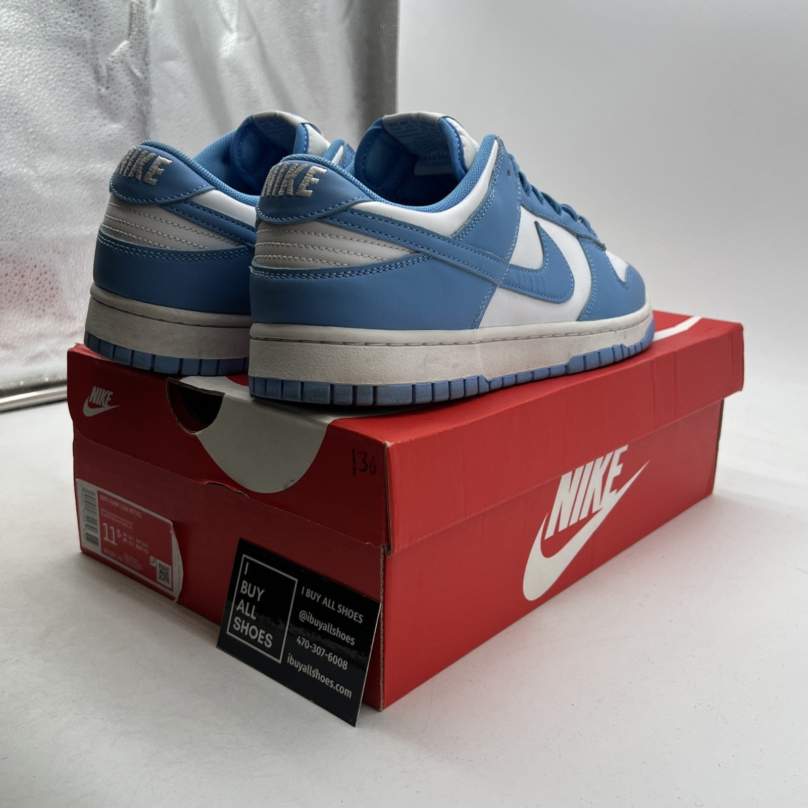 Size 11.5 - Nike Dunk Low University Blue (DD1391-102)