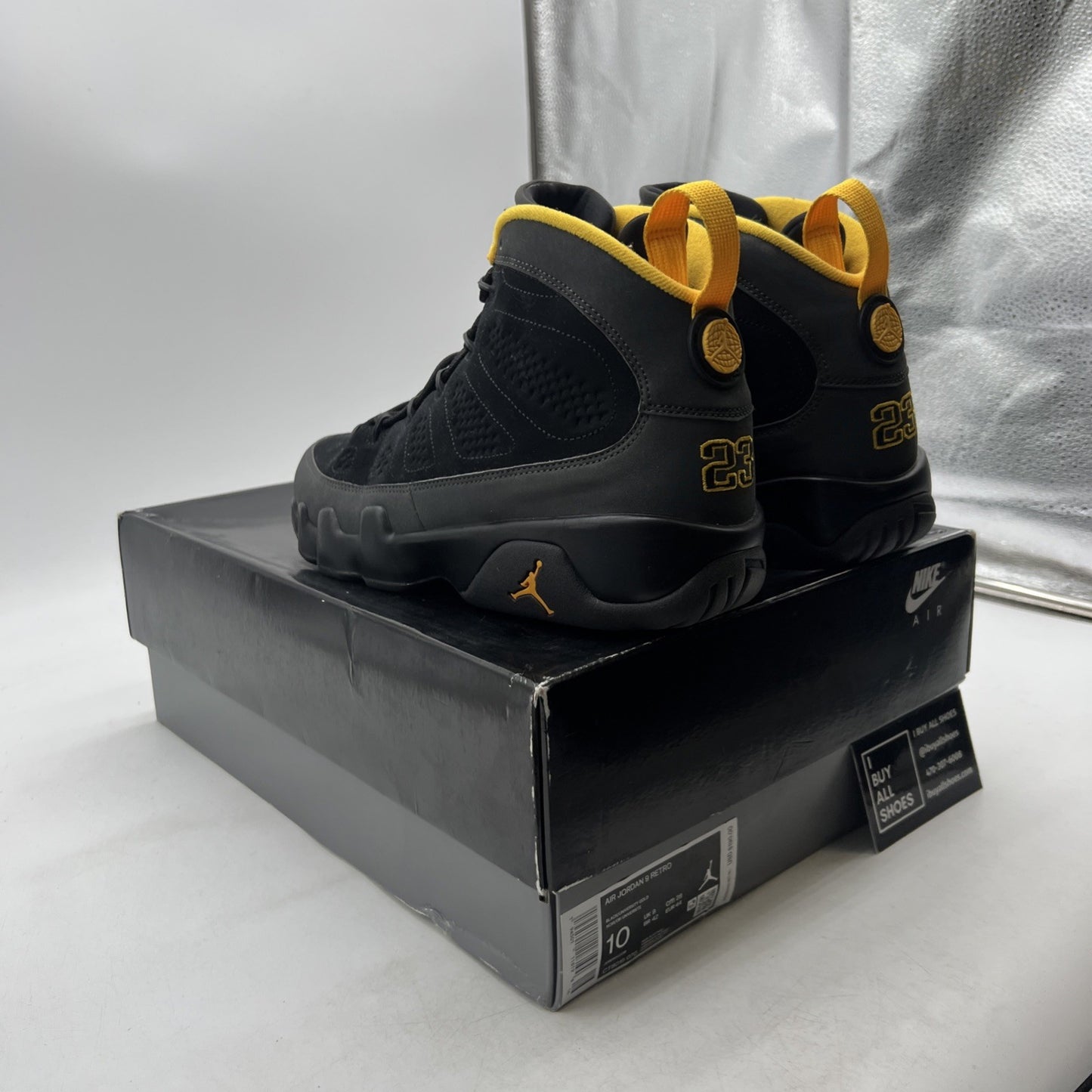 Size 10 - Air Jordan 9 Retro Black (CT8019-070)