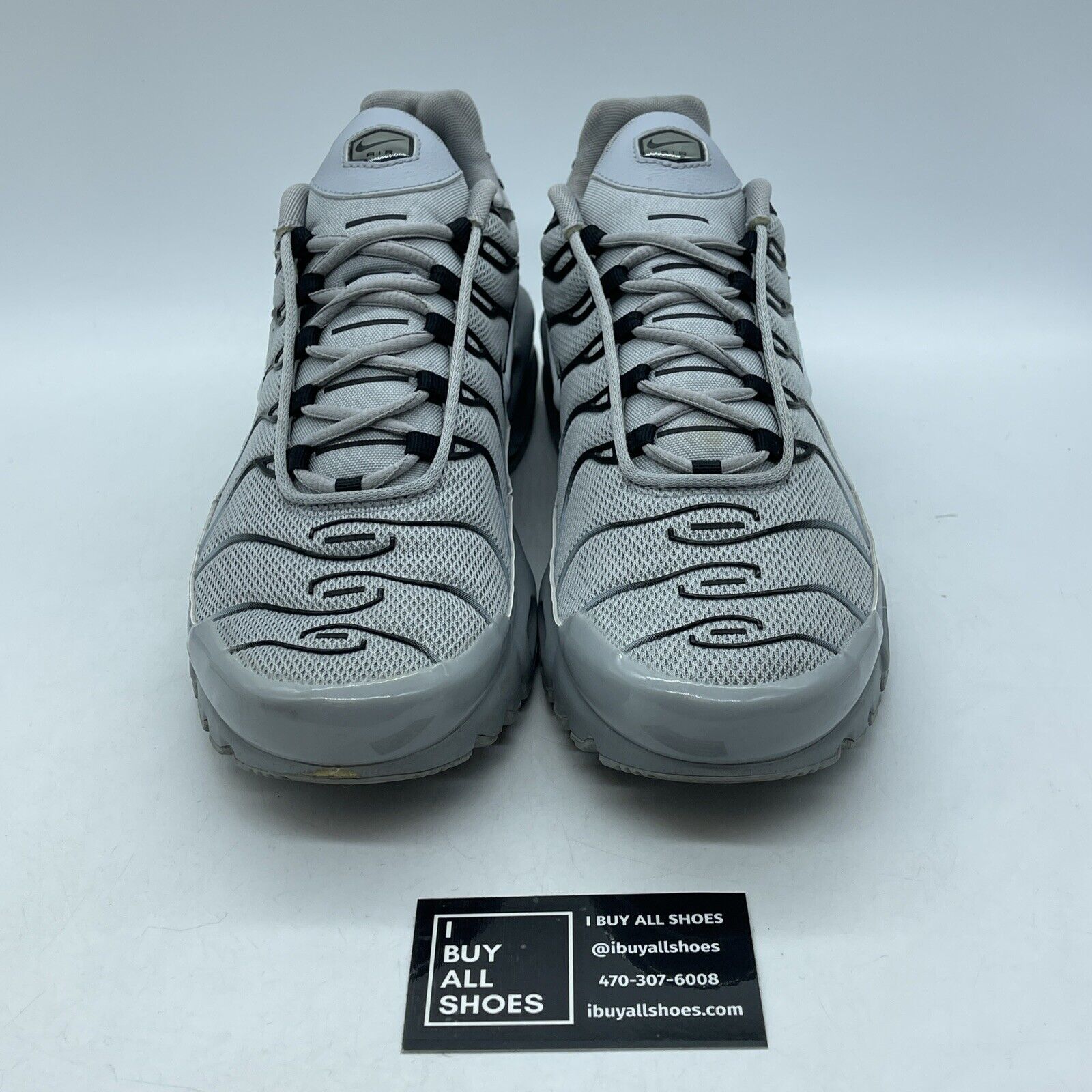 Size 12 - Nike Air Max Plus TN Wolf Grey Black Suede Leather (852630-021)