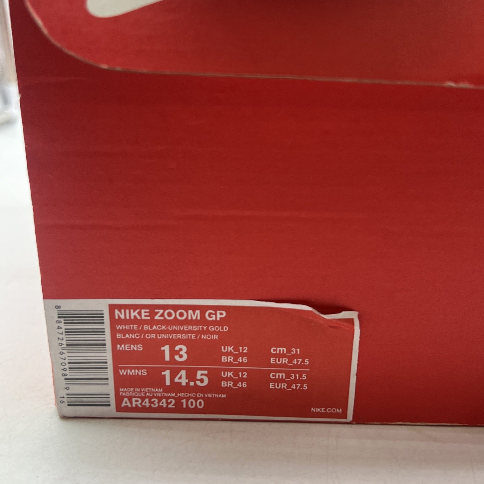Size 13 - Nike Zoom GP Retro 2019 OG (AR4342-100)