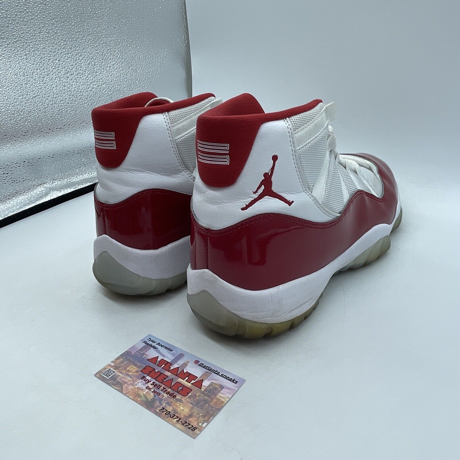 Size 12 - Jordan 11 Retro High Cherry White Red Leather (CT8012-116)