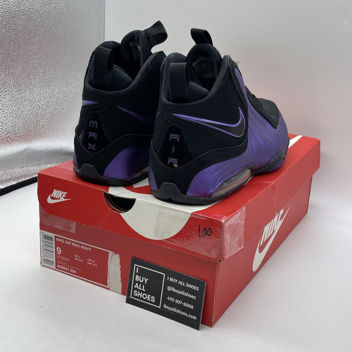 Size 9 - Nike Air Max Wavy Eggplant Black Purple (AV8061-004)