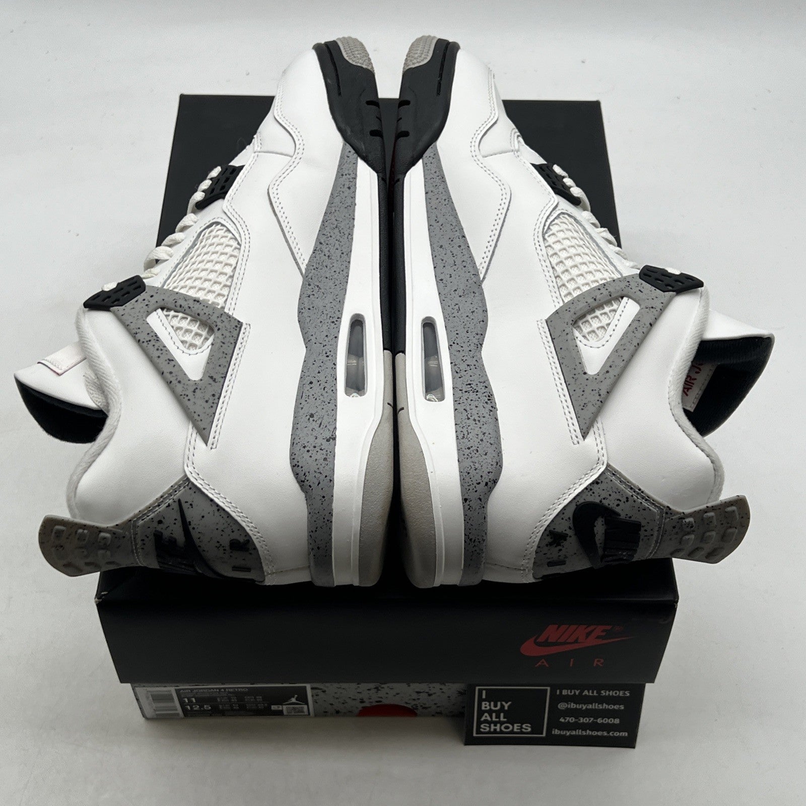 Size 11 - Air Jordan 4 Retro OG Mid White Cement (FV5029-100)